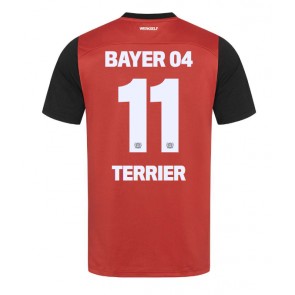 Billiga Bayer Leverkusen Martin Terrier #11 Hemmatröja 2024-25 Kortärmad